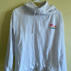 White sweatshirt